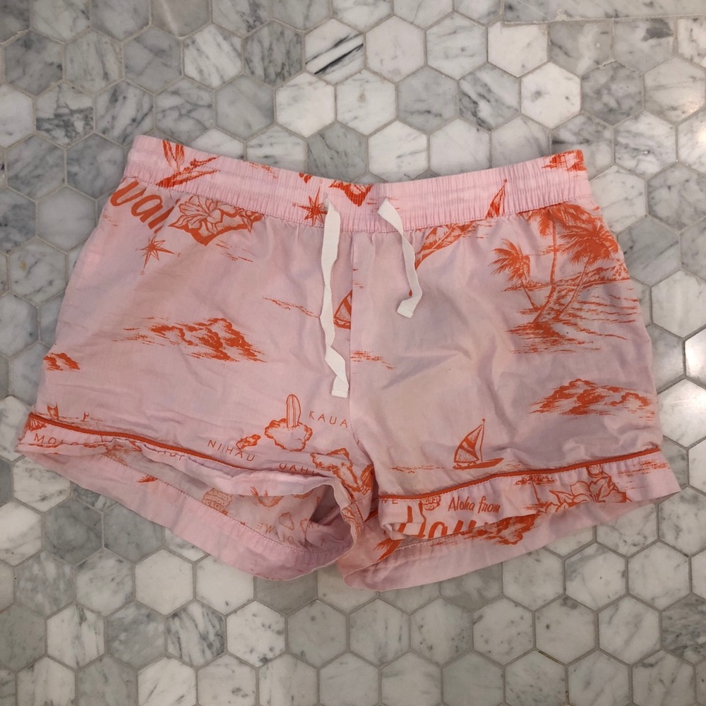 GAP Body Hawaiian Pajama Shorts